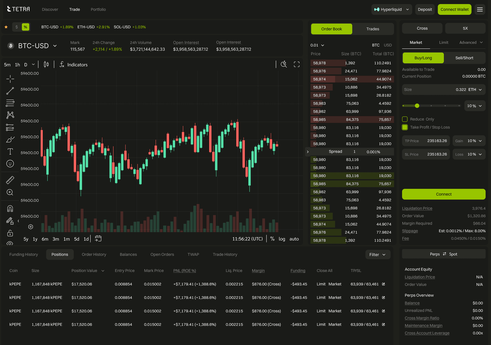 Trading Platform Interface